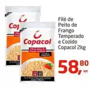 Tenda Atacado Copacol - filé de peito de frango temperado e cozido oferta