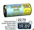 Coop Dover roll - saco para lixo preto reciclado oferta