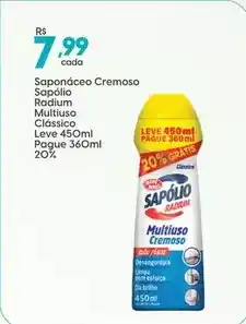 Supper Rissul Sapólio radium - saponáceo cremoso multiuso clássico oferta