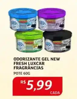 Assaí Atacadista Odorizante gel new fresh luxcar fragrancias oferta