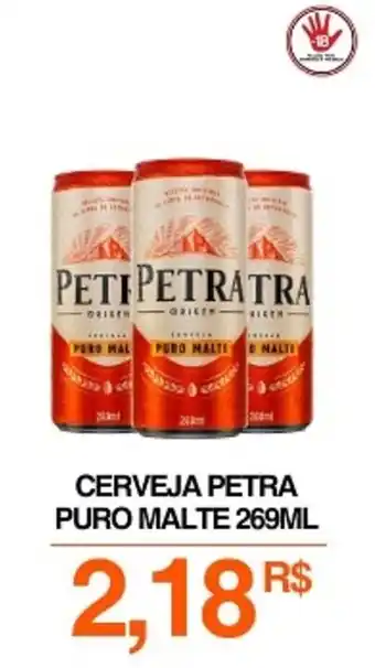 Mercadão Atacadista Cerveja petra puro malte oferta