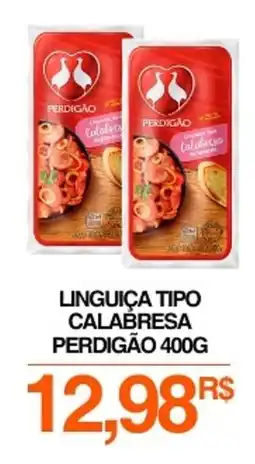 Mercadão Atacadista Linguiça tipo calabresa perdigão oferta