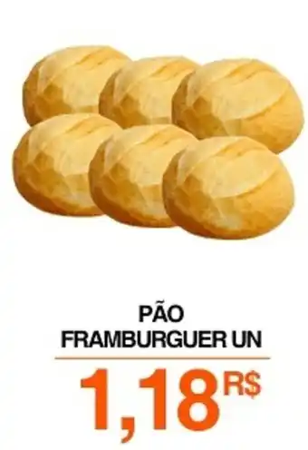 Mercadão Atacadista Pão framburguer un oferta