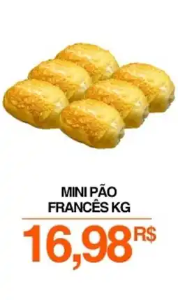 Mercadão Atacadista Mini pão francês oferta