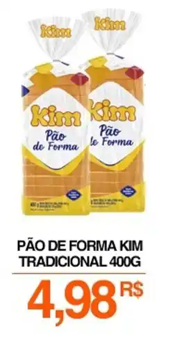 Mercadão Atacadista Pão de forma kim tradicional oferta