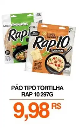 Mercadão Atacadista Pão tipo tortilha rap 10 oferta