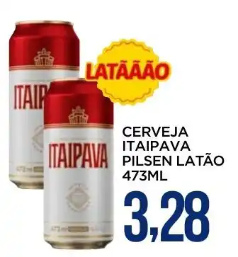 Apoio Mineiro Cerveja itaipava pilsen latão oferta