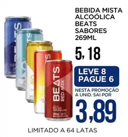 Apoio Mineiro Bebida mista alcoólica beats sabores oferta