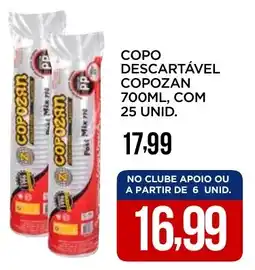 Apoio Mineiro Copo descartável copozan , oferta