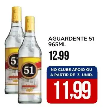 Apoio Mineiro Aguardente 51 oferta