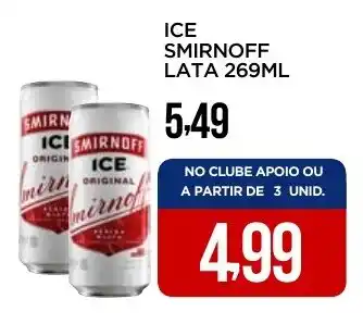 Apoio Mineiro Ice smirnoff lata oferta