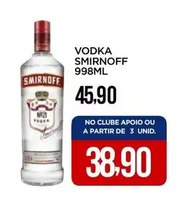 Apoio Mineiro Vodka smirnoff oferta