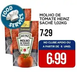 Apoio Mineiro Molho de tomate heinz sachê oferta