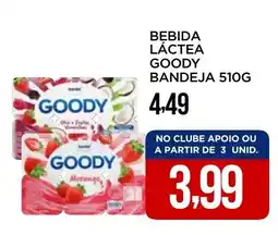 Apoio Mineiro Bebida láctea goody bandeja oferta