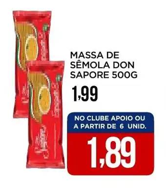 Apoio Mineiro Massa de sêmola don sapore oferta