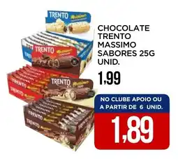 Apoio Mineiro Chocolate trento massimo sabores unid. oferta