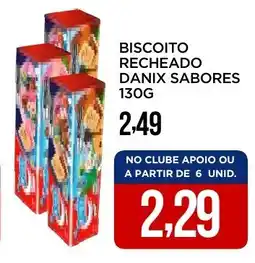 Apoio Mineiro Biscoito recheado danix sabores oferta