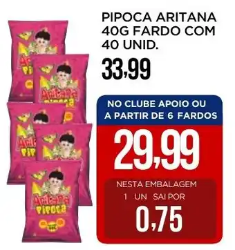 Apoio Mineiro Pipoca aritana fardo oferta