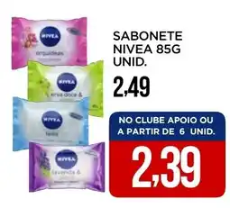 Apoio Mineiro Sabonete nivea  unid. oferta