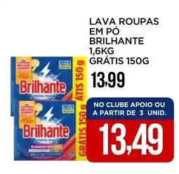 Apoio Mineiro Lava roupas em po brilhante oferta