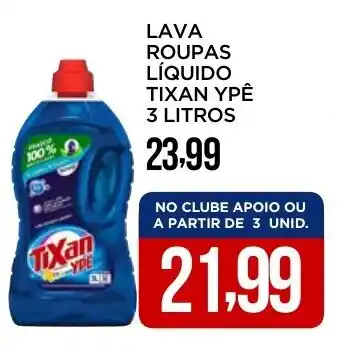 Apoio Mineiro Lava roupas líquido tixan ypê oferta