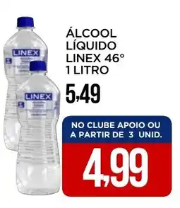 Apoio Mineiro Álcool líquido linex 46° oferta