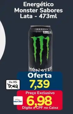 Nagumo Energético Monster Sabores Lata oferta