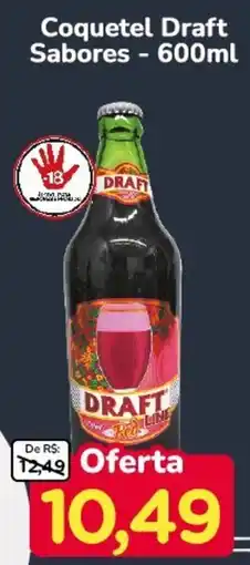 Nagumo Coquetel Draft Sabores oferta