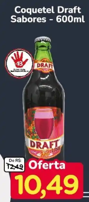 Nagumo Coquetel Draft Sabores oferta