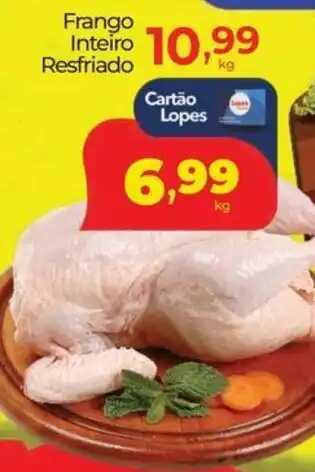 Lopes Supermercados Frango Inteiro Resfriado oferta