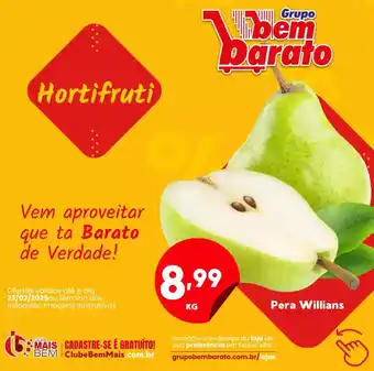 Supermercado Bem Barato Pera Willians oferta