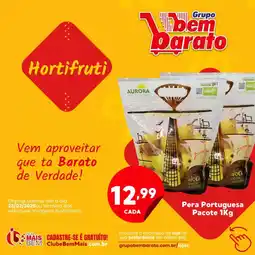 Supermercado Bem Barato Pera Portuguesa Pacote oferta