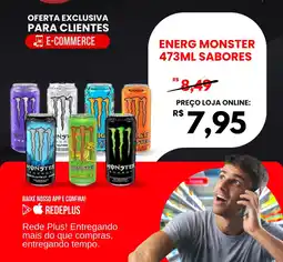 Rede Plus Supermercados Energ monster  sabores oferta