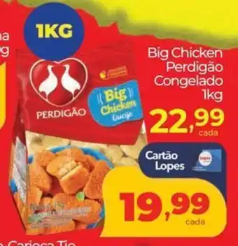 Lopes Supermercados Big Chicken Perdigão Congelado oferta