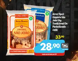 Supermercados Big Compra Arroz Tipo1 Empório São João oferta