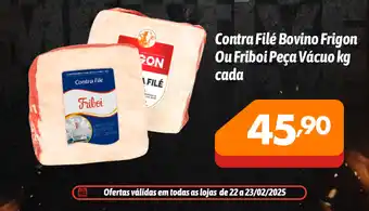 Supermercados Big Compra Contra Filé Bovino Frigon Ou Friboi Peça Vácuo cada oferta