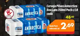 Supermercados Big Compra Cerveja Pilsen Antarctica Boa Lata oferta