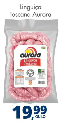 Delta Supermercados Linguiça Toscana Aurora oferta