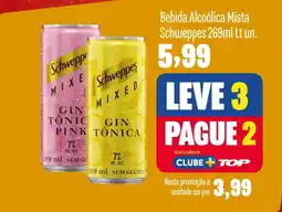 Rede Top Bebida Alcoólica Mista Schweppes  Lt un. oferta