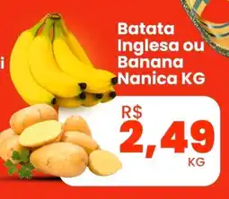 Vivendas Supermercados Batata Inglesa ou Banana Nanica oferta