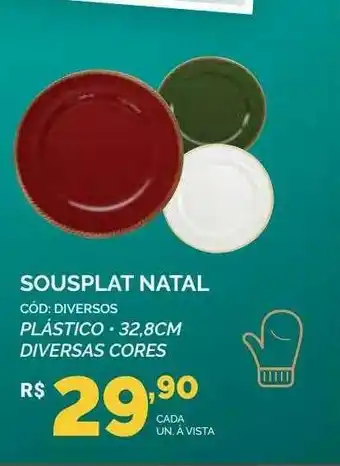 Sousplat Natal