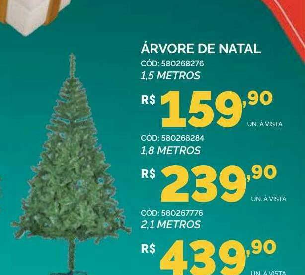 árvore De Natal oferta na Carajás árvore De Natal oferta na Carajás