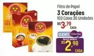 Muffato 3 corações - filtro de papel oferta