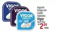 Muffato Vigor - iogurte grego em calda sabores oferta