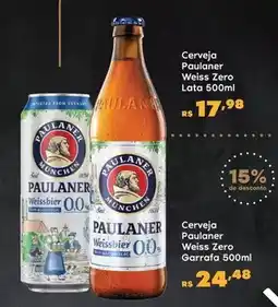 Sam's Club Paulaner - cerveja weiss zero lata oferta