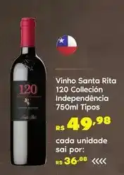 Sam's Club Rita - vinho santa rita 120 collecion independencia oferta