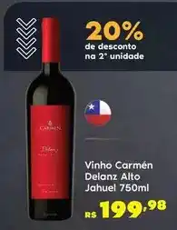 Sam's Club Carmen - vinho alto jahuel oferta