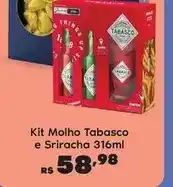 Sam's Club O boticario - kit molho tabasco e sriracha oferta