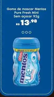 Sam's Club Mentos - goma de mascar pure fresh mint sem acçúcar oferta