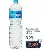 Coop Minalba - água mineral natural oferta